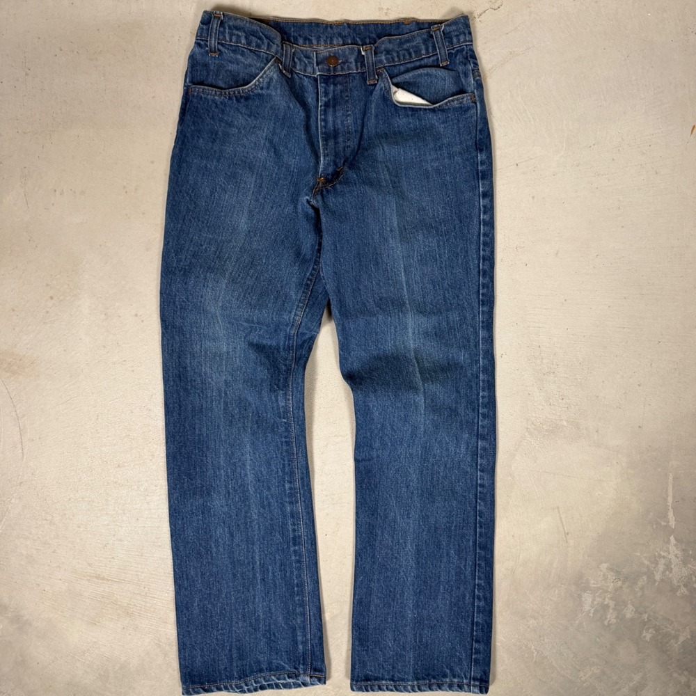 Vintage 80s Levis Jeans Orange Tab Blue Denim 32x30